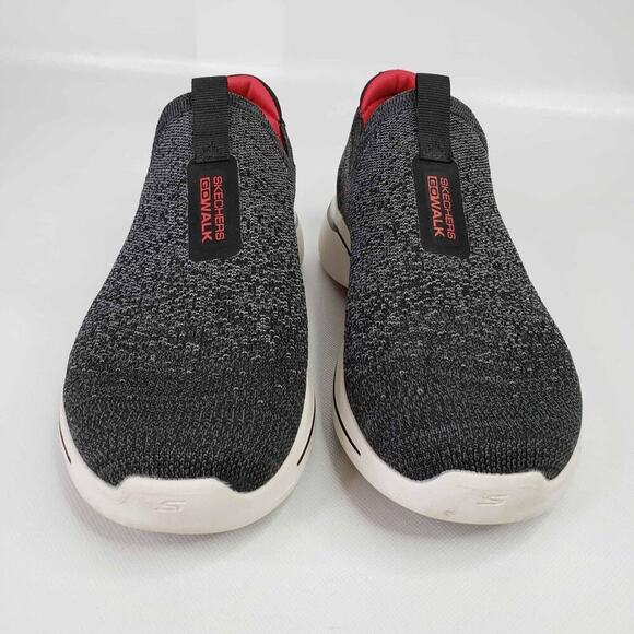 Skechers Sneaker Slip On Go Walk Arch Fit Men’s Size 7 Linear Axis Gray - Picture 5 of 9